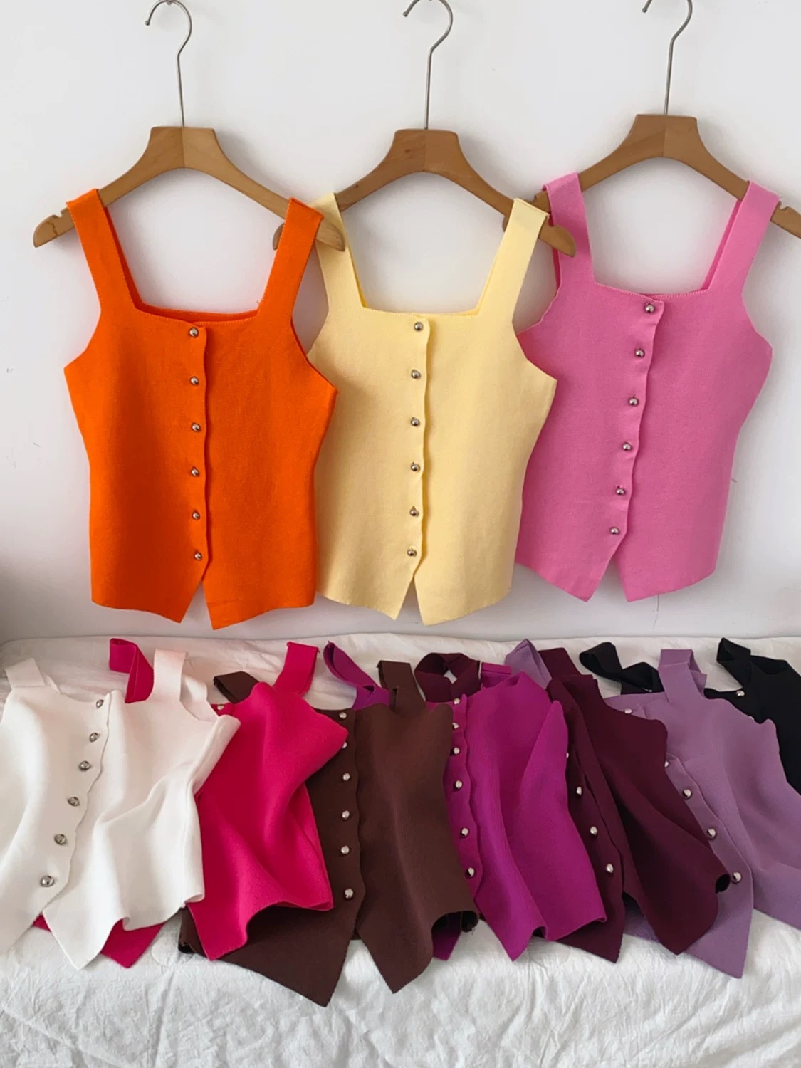 Romantic look vest top KTO286 images